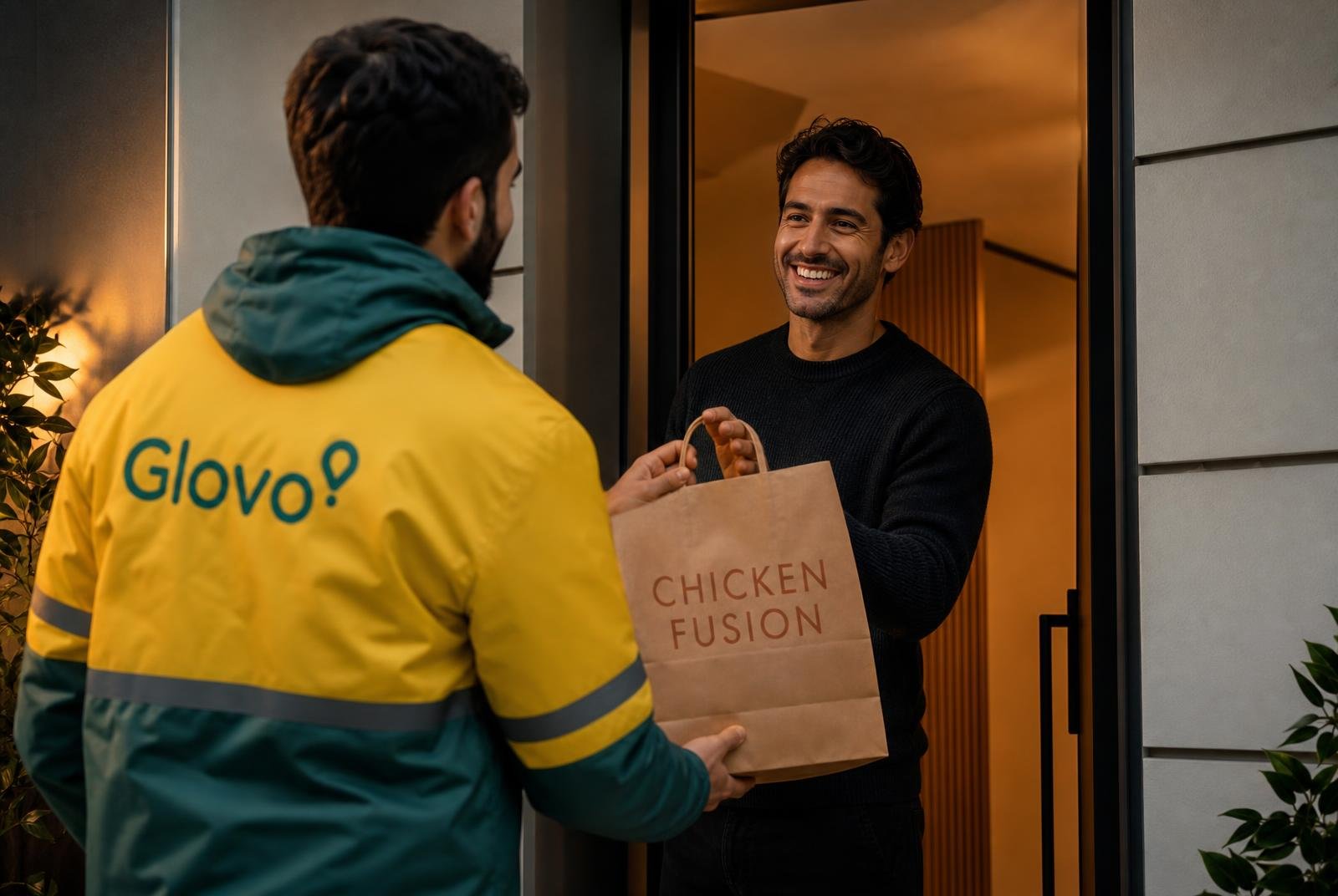 Livraison d'une commande Chicken Fusion