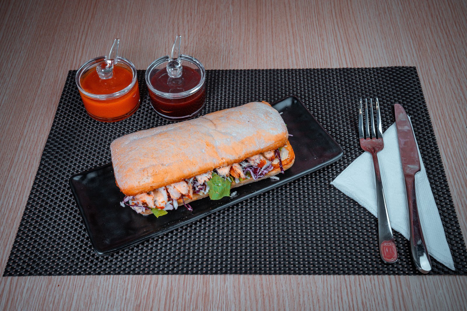 Ciabatta Poulet & Chou Rouge