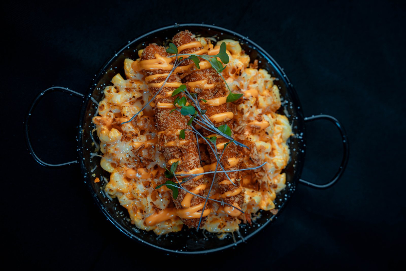 Mac & Cheese Crispy Chicken