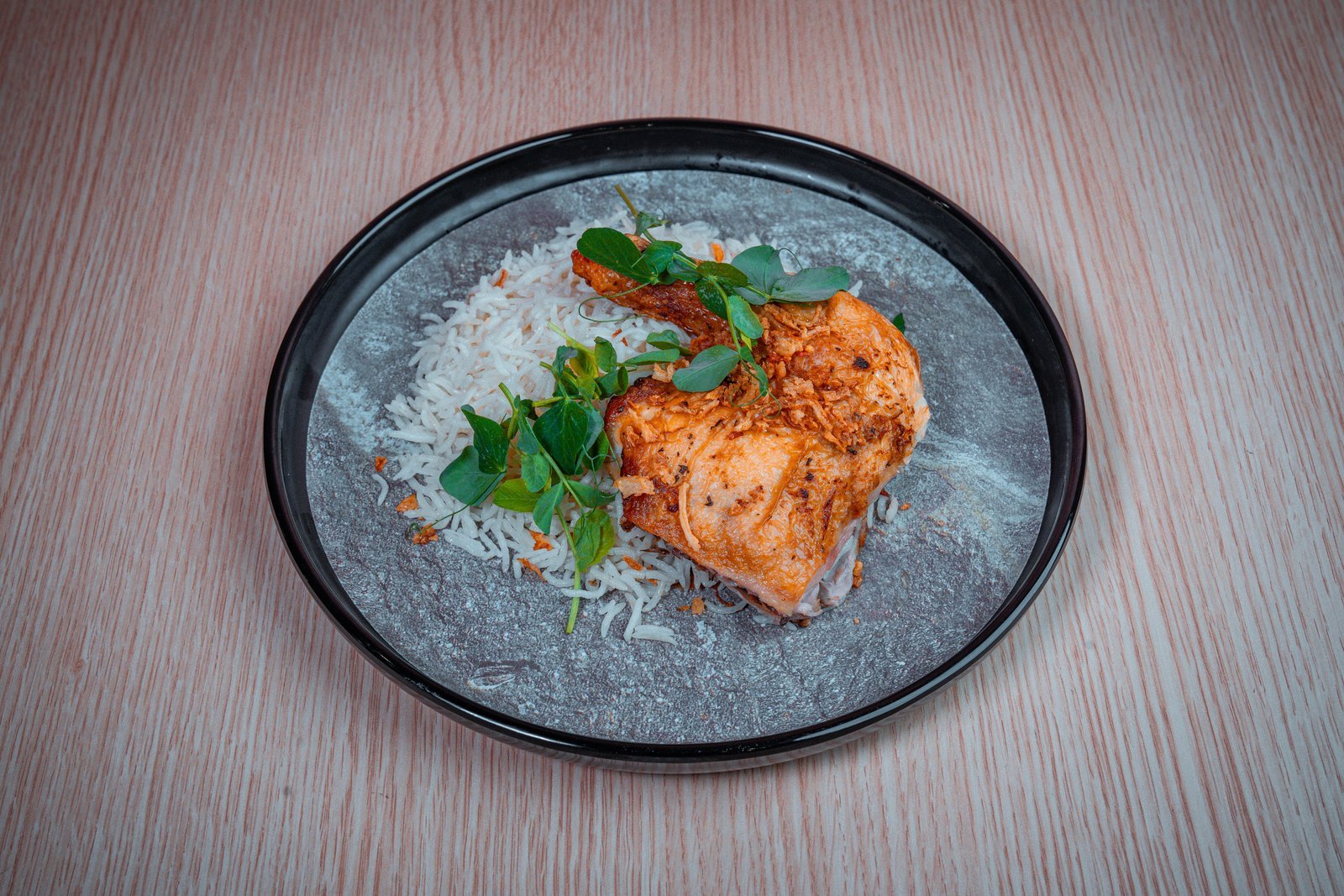 Quart de Poulet Rôti & Riz
